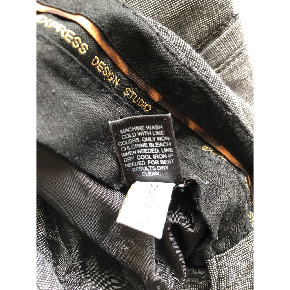 Express Design Studio Editor Linen Blend Pants - image 8